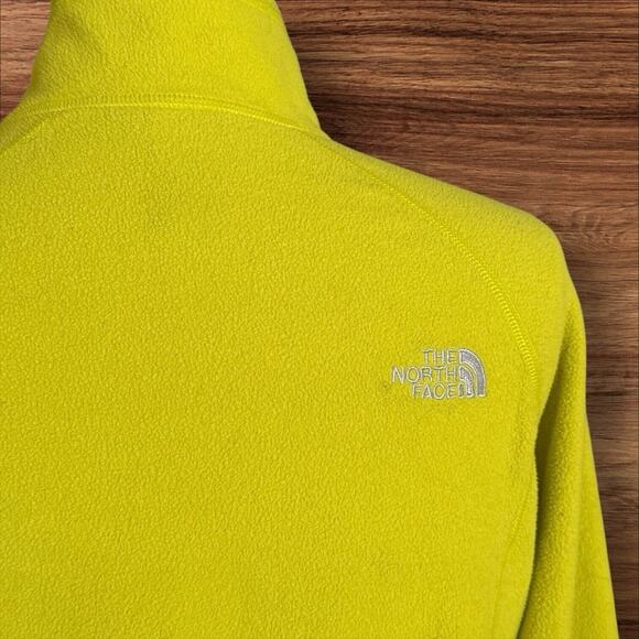 The North Face Fleece 1/4 Zip Pullover Womens Sz Large Shaped Kangaroo Pocket - Picture 4 of 11